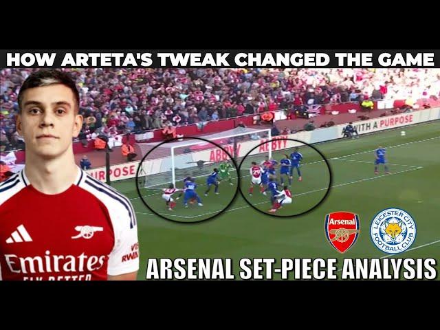 How Arsenal’s Tweak Helped Trossard Win The Game | Arsenal vs Leicester City 4-2 | Tactical Analysis