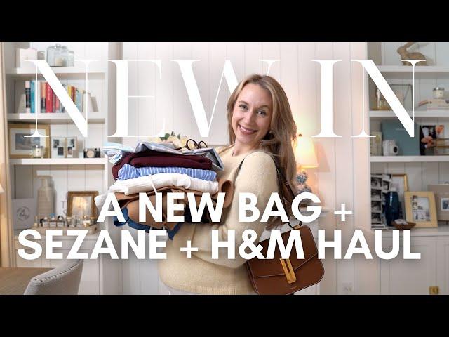 EARLY SPRING WARDROBE HAUL 2025  | Sezane, H&M, & Demellier London Unboxing