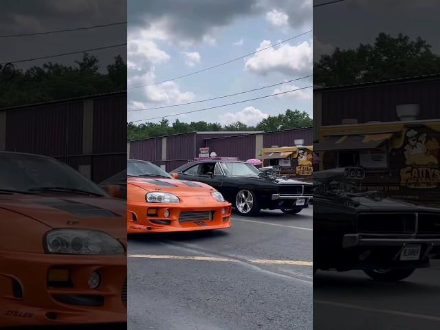 Supra mk4 Brian O'conner VS Dodge Charger Dominic Toretto   #edit #automobile #otomotif #jdm #cars