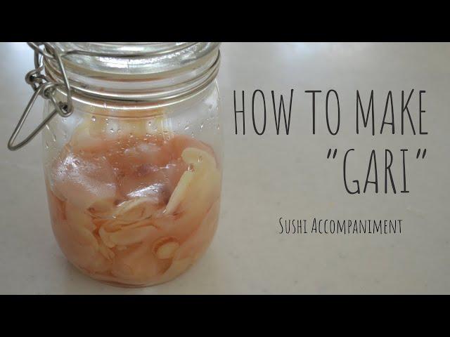 How to make GariSushi ginger〜ガリの作り方〜(EP113)