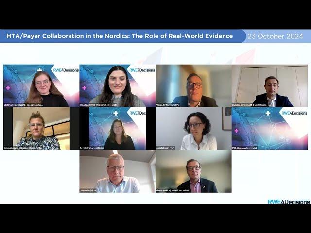 HTA/Payer Collaboratives in the Nordics: The Role of Real-World Evidence (23/10/2024)