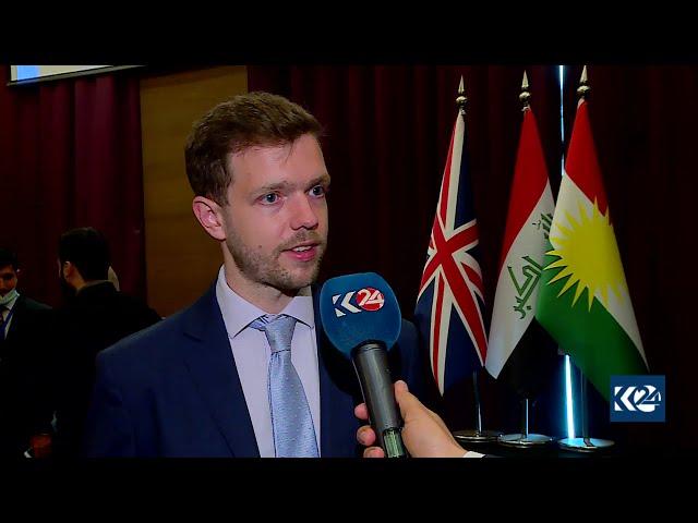 David Thompson speaks to K24 on UK-sponsored judicial training in Kurdistan Region