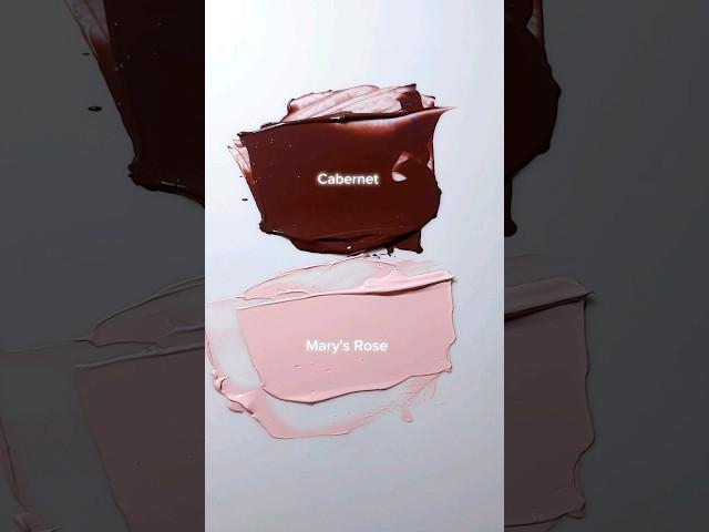 Carbenet & Mary's Rose #shorts #paintmixing #colormixing #asmr