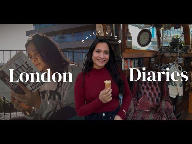 London Diaries | Canal walk,  exploring King's cross, vintage car exhibition and floating Library