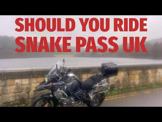 Should You Ride Snake Pass UK |  One of UK's top 10 most dangerous roads | Motorcycle ride out wet