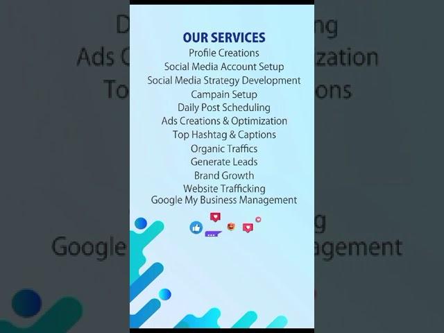 SOCIAL MEDIA MANAGEMENT SERVICES