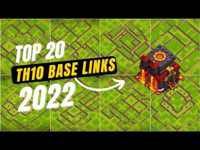 New Town Hall 10 (TH10) Trophy/Hybrid Base With Copy Link | TH10 War/Farming Bases - Clash Of Clans