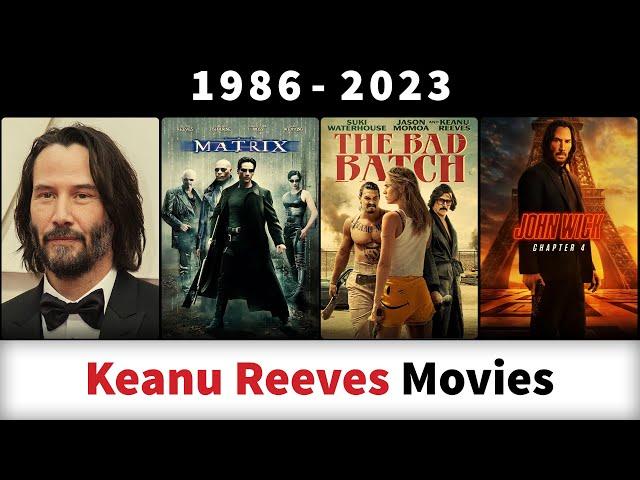 Keanu Reeves Movies (1986-2023)