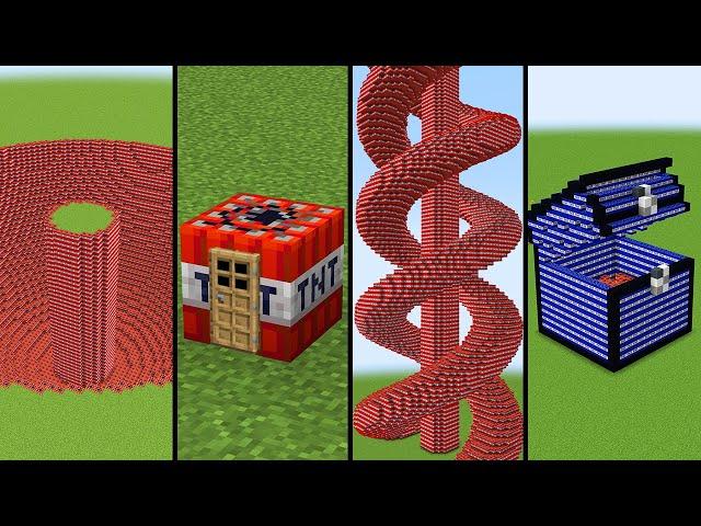 tnt experiments that nearly exploded my PC in Minecraft