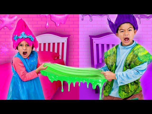 Trolls Ellie & Eric Rainbow Colors Unite Adventure