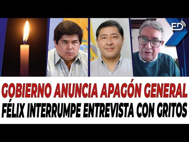  EN VIVO  Gobierno anuncia apagón general | Félix interrumpe entrevista con gritos | 16/09/2024.