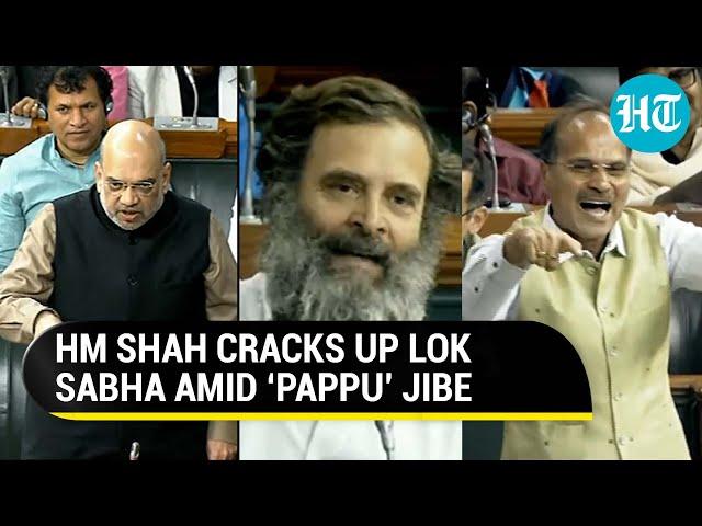 Amit Shah’s counter to Adhir’s ‘Pappu’ jibe sparks laughter riot in Lok Sabha | Watch