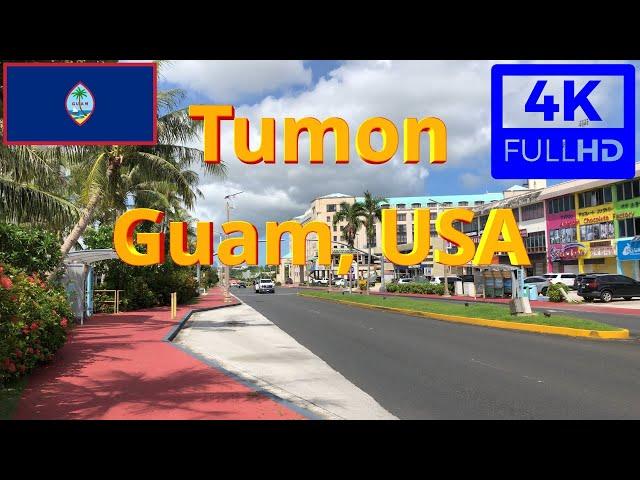 Tumon, Guam Virtual Walking Tour 2024 | Explore Paradise | Guam USA Walking Tour | 4K 60fps