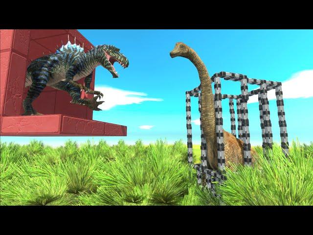 Spinosaurus Evolution Rescue Brachiosaurus Rex - Dinosaurs Rescue