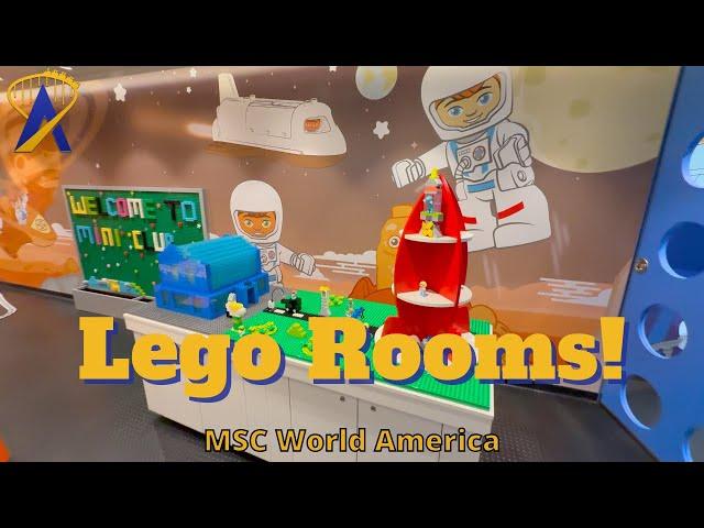 Tour the Lego Rooms on MSC World America Cruise Ship