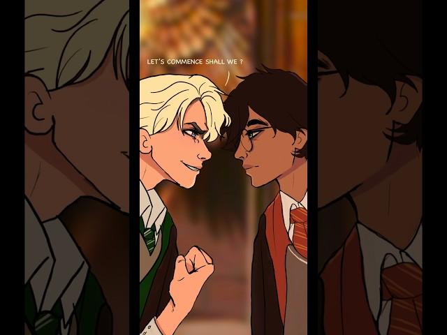 harry potter and the restraining order ️ #harrypotter #dracomalfoy #animation #meme #art #cartoon