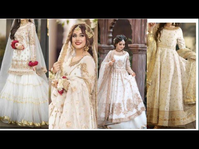 Nikkah Dresses for Bride || latest White nikkah Dresses for girls