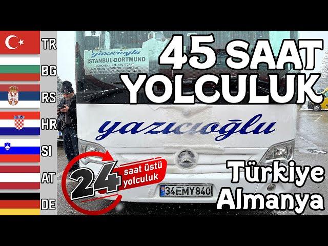 9,5 SAATLİK VİDEO / YAZICIOĞLU TURİZM İLE TÜRKİYE - ALMANYA YOLCULUĞU / BİTMEYEN YOLLAR