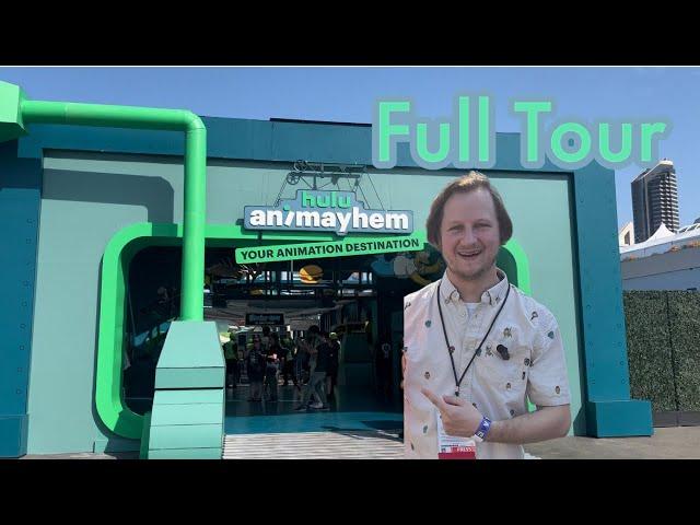 Hulu Animayhem Factory Full Tour At San Diego Comic-Con