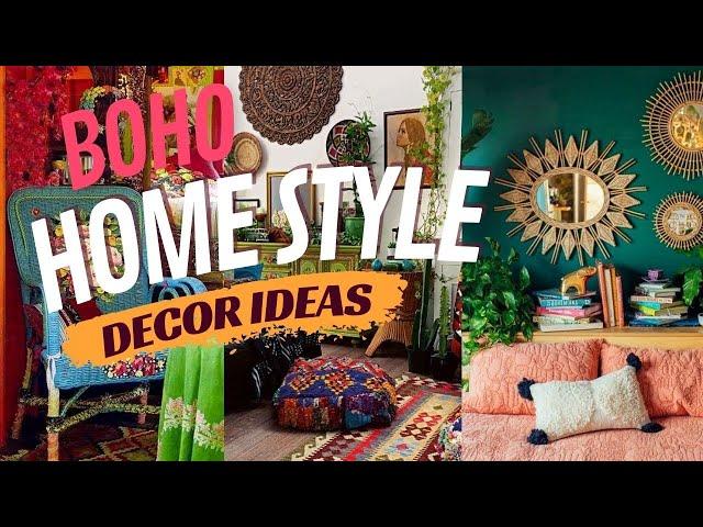 Boho Style Home Ideas. Bohemian Furniture and Designs.