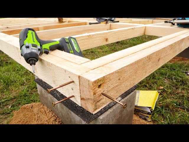 Garage - hut 6x3 with your own hands for 1 DAY! Step-by-step process of construction.