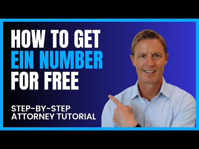 How to Get an EIN Number for Free (2024)