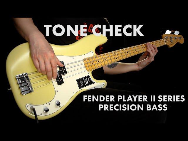 TONE CHECK: Fender Player II Precision Bass Demo | Cream City Music