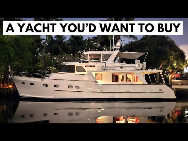 Ready to Cruise!!! ️ $749,000 Grand Alaskan 60 Liveaboard Fast Trawler Yacht Tour