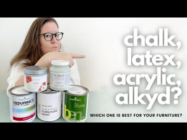 Chalk Paint vs. Regular Latex Paint for Furniture | Battle of the Paints!