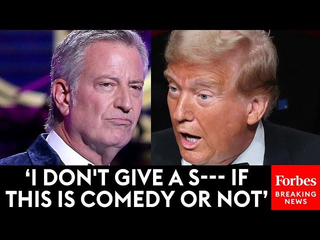 Trump Straight-Up Insults Bill De Blasio To His Face At The Al Smith Dinner: 'Worst In Our History'