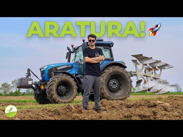 IN CAMPO CON IL LANDINI SERIE 6-155 RS E ARATRO TRIVOMERE! | Aratura Primaverile - TractorVlog #70