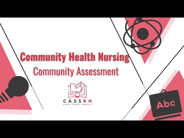 Community Health Nursing: Community Health Assessment