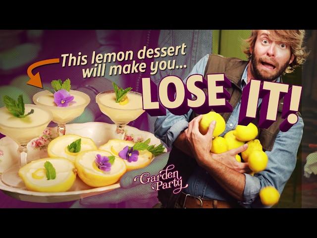  3 Ingredient Medieval Dessert - Lemon Possets | Garden Party with Trace Barnett