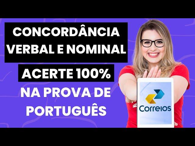 CONCORDÂNCIA VERBAL E NOMINAL - Professora Pamba