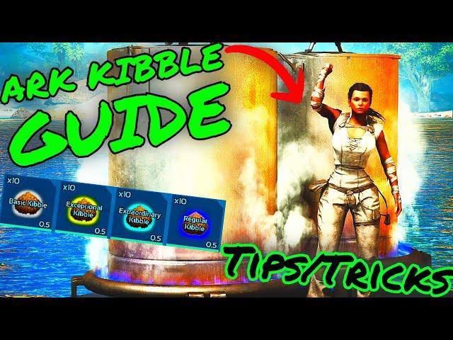 Kibble Guide For Ark Survival Ascended! Tips/Tricks on How to PROPERLY Use Kibble!!!