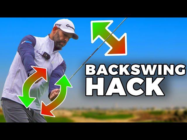 The RIDICULOUSLY Easy Way To Make A Perfect Backswing Every Time - Live Lesson