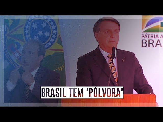 Bolsonaro avisa a Biden que Brasil tem 'pólvora'