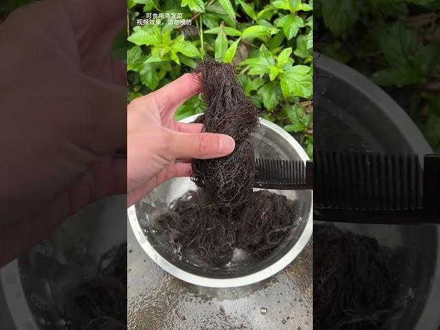 Straw Hat Brother actually eats hair?| Chinese Mountain Forest Life And Food #MoTiktok #Fyp