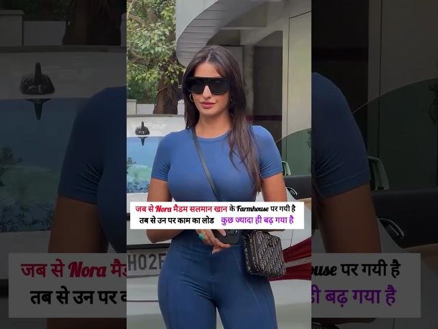 "Nora’s Late-Night Visit to Bhaijaan’s Farmhouse! " | #shorts