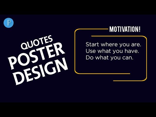 Quotes  Poster Design In Pixellab l Trendy Graphic l Pixellab Tutorial