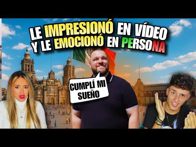 ESPAÑOL SE EMOCIONÓ al VISITAR *POR PRIMERA VEZ* el ZÓCALO de MÉXICO  *le IMPACTÓ*