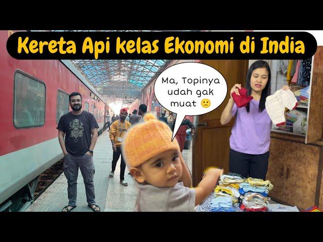 KERETA API KELAS EKONOMI DI INDIA | DAILY VLOG