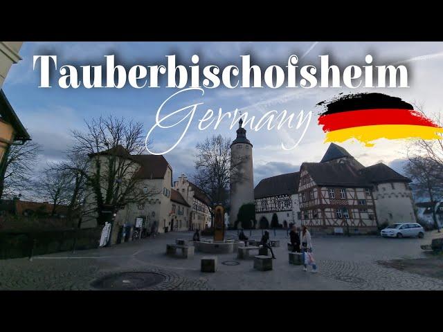  RELAXING WALK IN TAUBERBISCHOFSHEIM GERMANY | 4K ULTRA HD #travel #subscribe #germany #walking