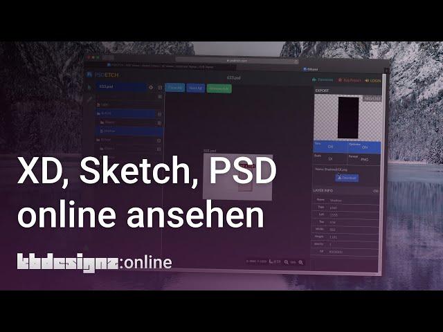 AI, XD, SKETCH, PSD FILES ONLINE ÖFFNEN | kbdesignz:online