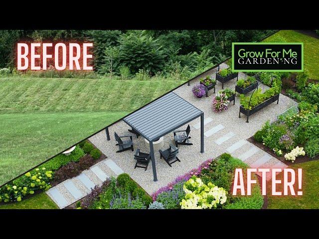 Garden Transformation  Looking Back at How We Created Our Garden  One Year On YouTube Anniversary!