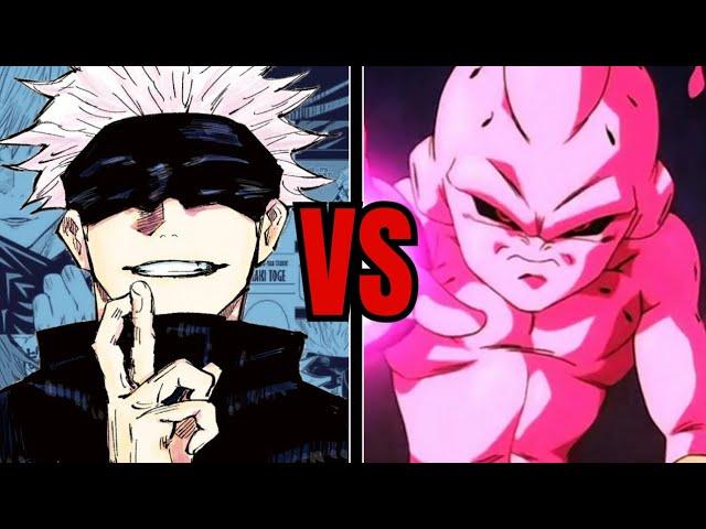 Kid Buu VS Gojo is EMBARRASSING!! (60 Second Power Scaling)