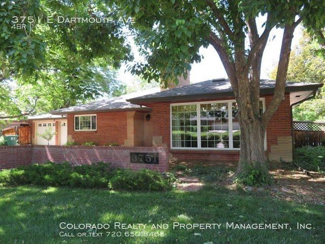 Denver Homes for Rent 4BR/2BA by Property Management in Denver