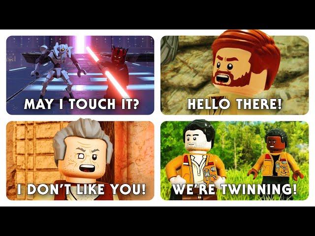 Every Meme CHARACTER INTERACTION in 'LEGO Star Wars: The Skywalker Saga'