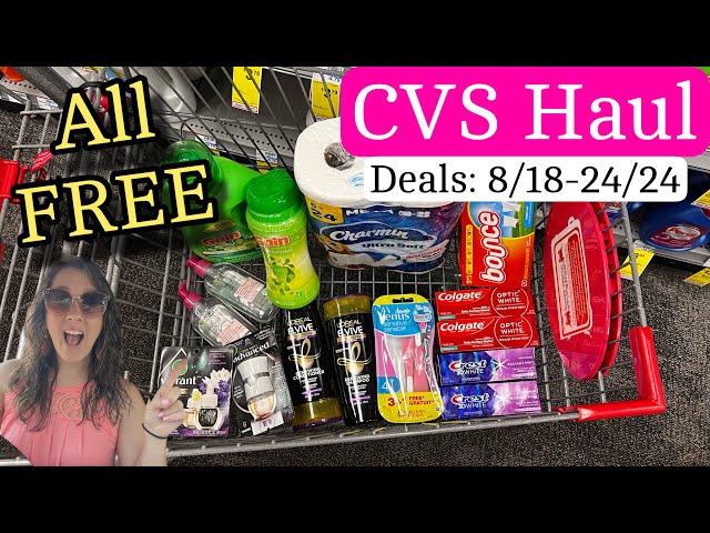 CVS Haul - Scored $95 of products FOR FREE! Easy Money Maker Deals! 8/18-24/24