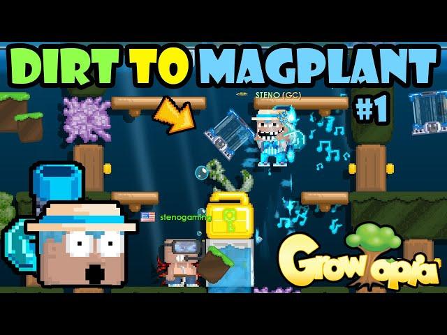 WE GO FOR MAGPLANT!! | Dirt To Magplant #1 | GrowTopia Profit 2023